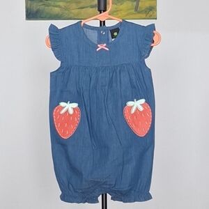 John Deere 🍓💙Romper